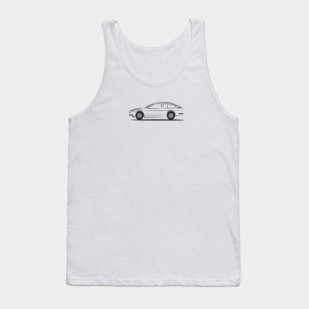 Alfa Romeo Alfasud Black Tank Top by PauHanaDesign